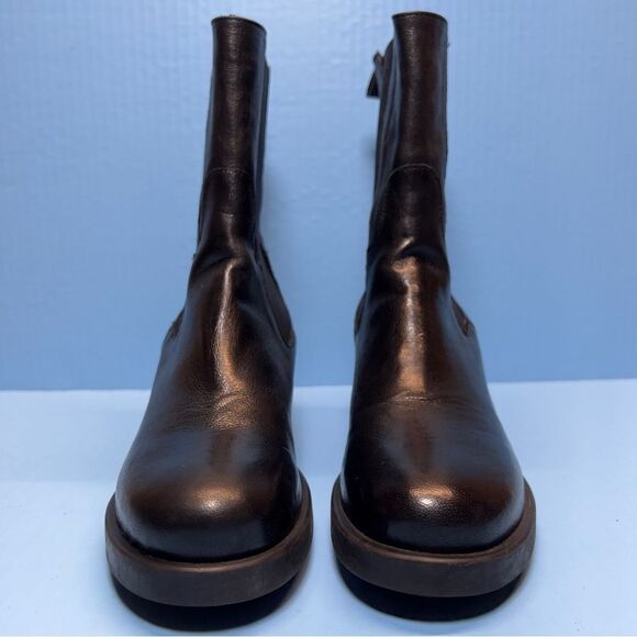 Emanuele Crasto Womens Black Leather Chelsea Boots EU39/US8.5-9 - Picture 2 of 16